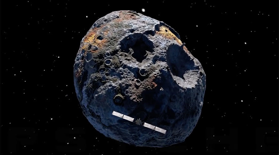  Asteroide metálico mais valioso que o PIB Mundial está enferrujando no espaço