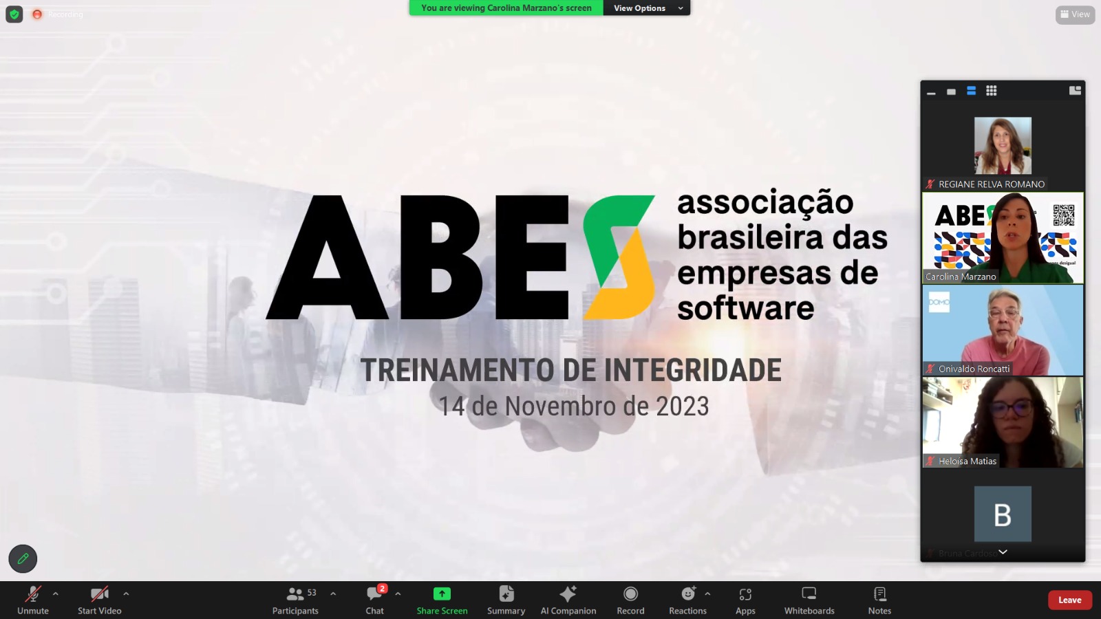 ABES – Treinamento Anual Sobre Compliance
